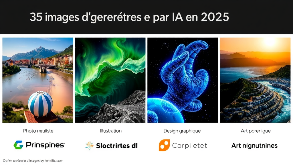 Top 10 IA Génératives pour Créer des Images Professionnelles en 2025