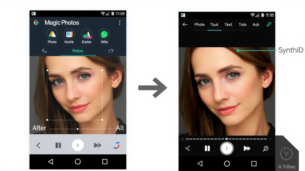 Google Photos intègre SynthID : Filigrane automatique pour les créations Magic Editor