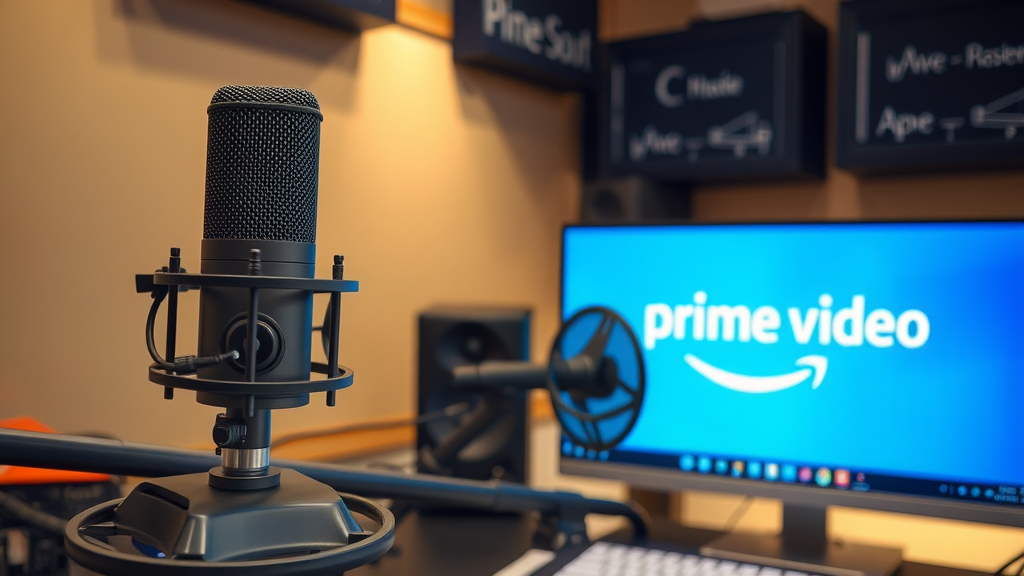 Doublage IA sur Prime Video : Amazon va-t-il remplacer les acteurs humains ?