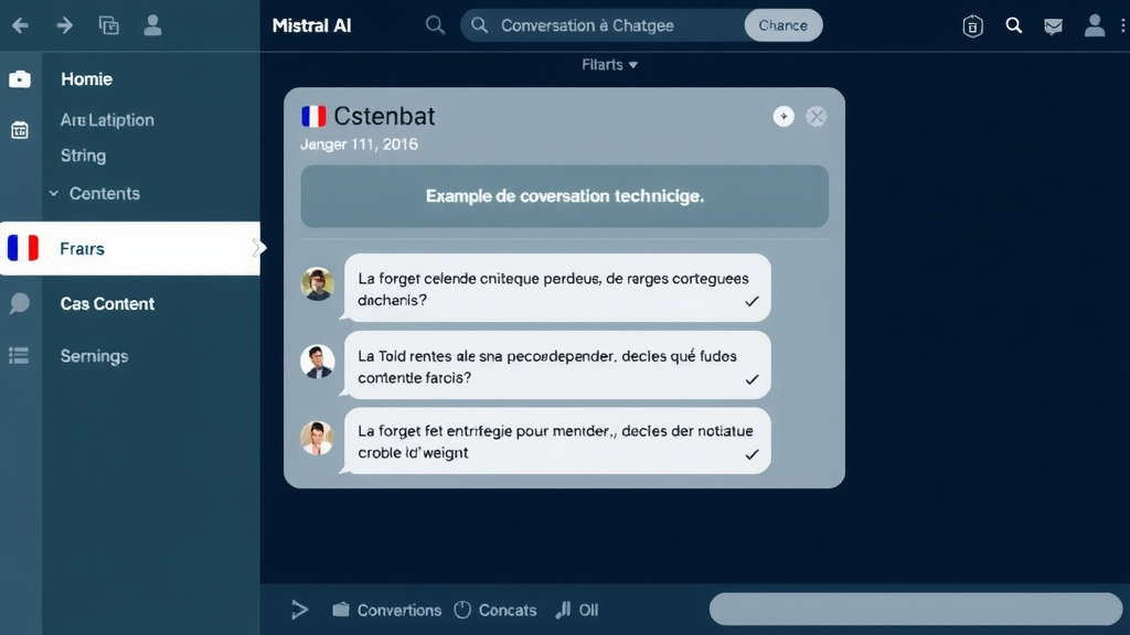Illustration complémentaire sur Mistral AI