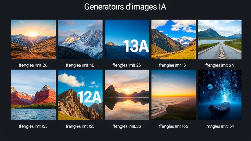 Top 10 des Générateurs d'Images IA pour Créer des Visuels Exceptionnels en 2025