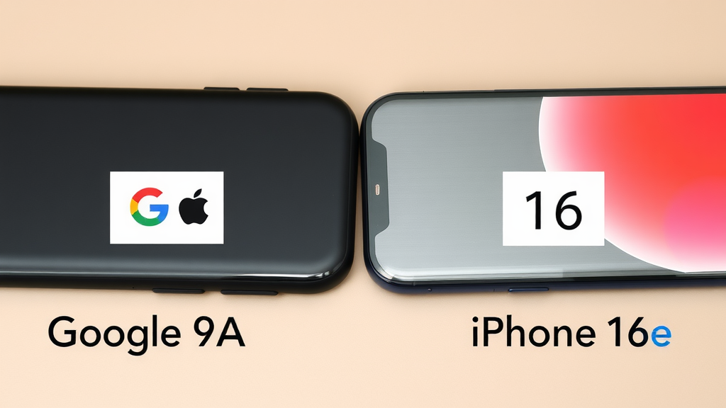 Google Pixel 9a vs iPhone 16e : Le Duel des Smartphones Milieu de Gamme en 2025