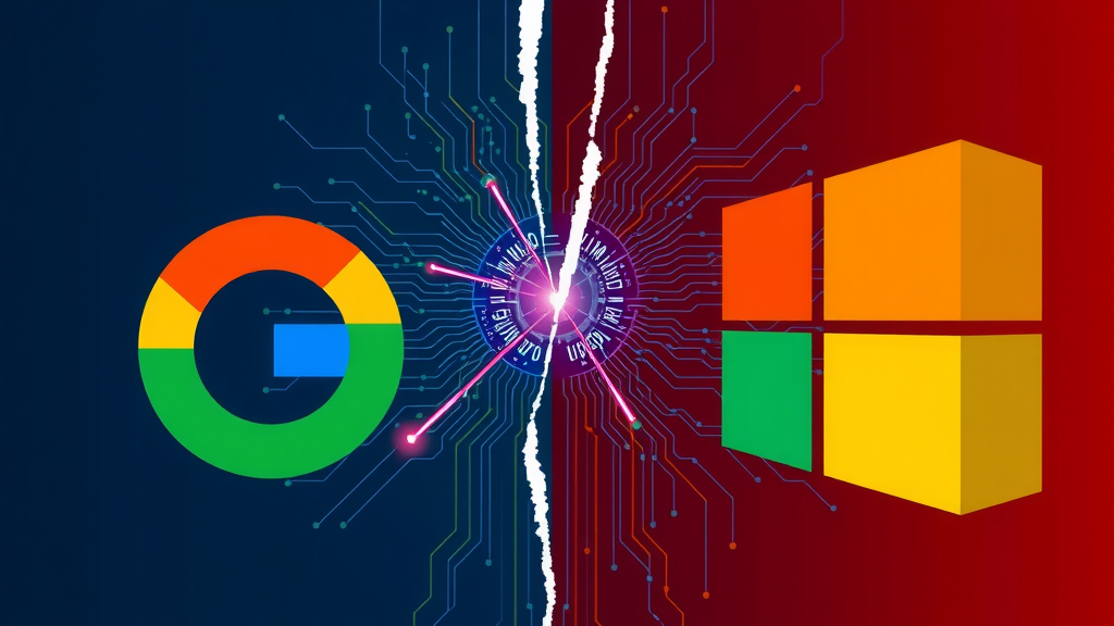 Google vs Microsoft : Pourquoi leurs stratégies IA bouleversent le marché en 2025