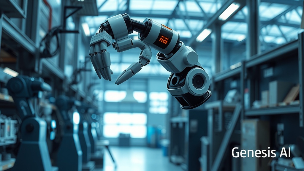 Genesis AI lève 90 millions d'euros pour créer un LLM robotique révolutionnaire