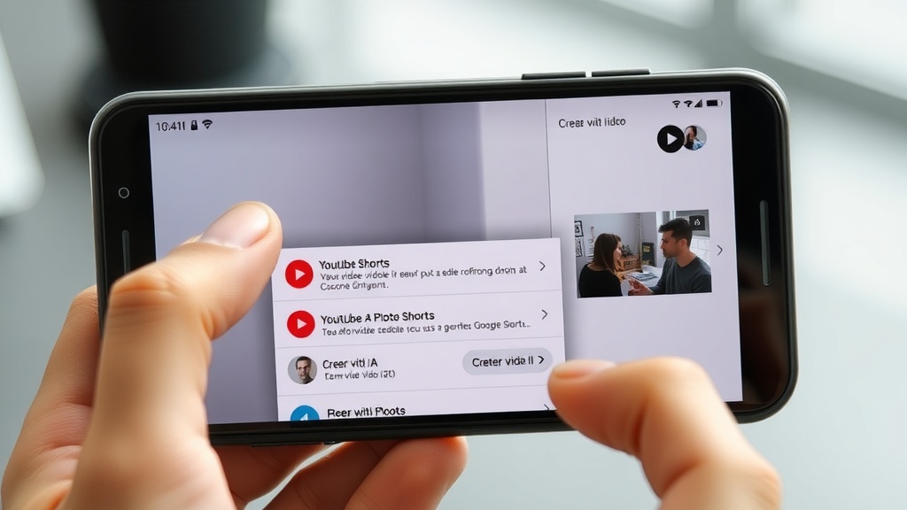 YouTube Shorts et Google Photos : L'IA vidéo de Google révolutionne la création de contenu