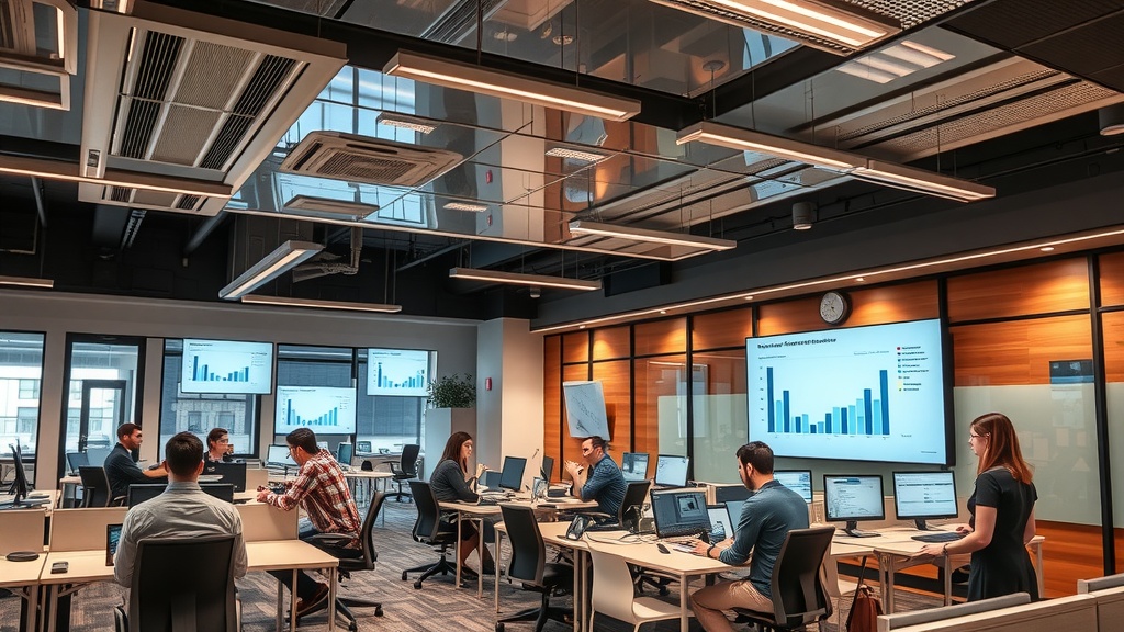 Comment l'IA transforme la gestion des espaces de travail hybrides en 2025