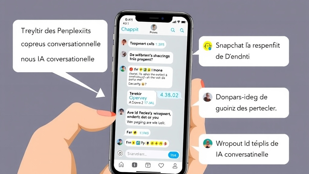 Illustration complémentaire sur Snapchat Perplexity