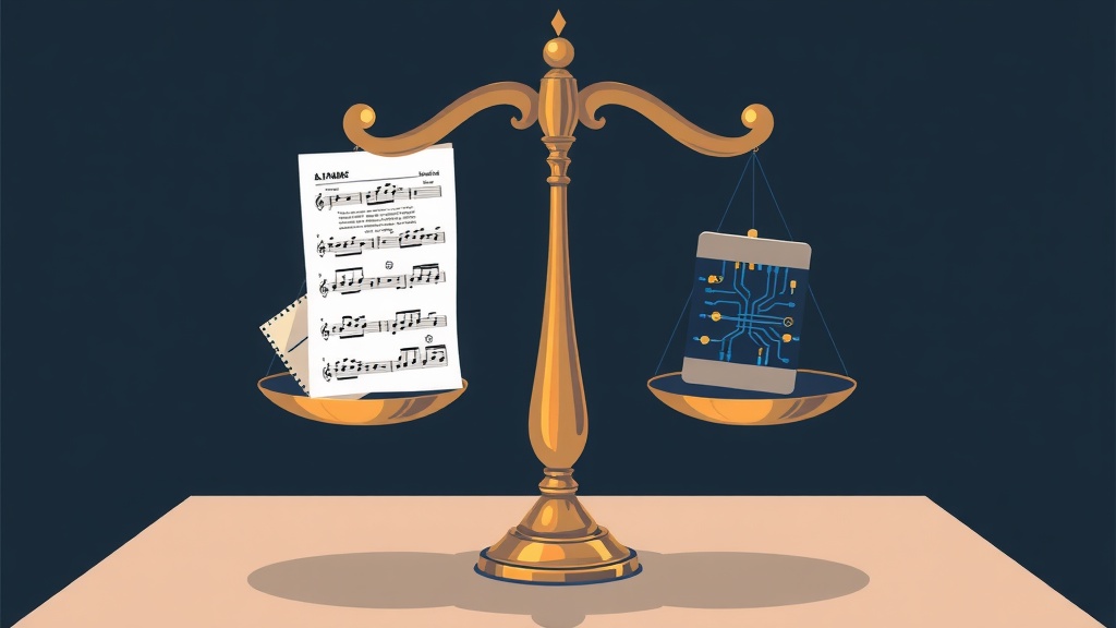 Illustration complémentaire sur Universal Music IA