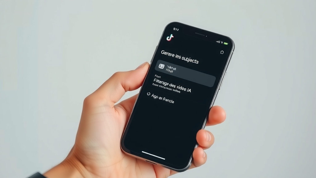 TikTok contre les vidéos IA : Comment limiter leur invasion dans votre fil