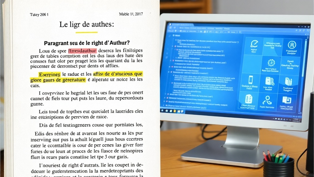 Illustration complémentaire sur droit d'auteur IA