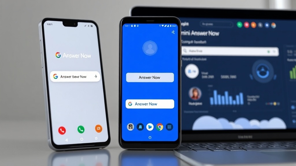 Gemini Answer Now : Google accélère les réponses de son IA en 2026