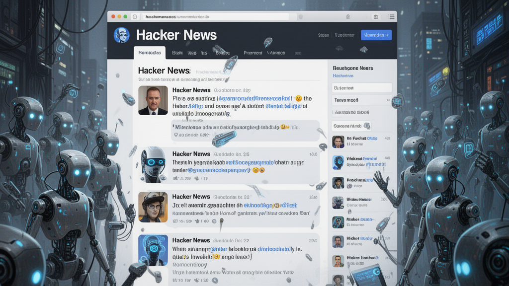 Hacker News submergé par les commentaires IA : analyse d'une crise