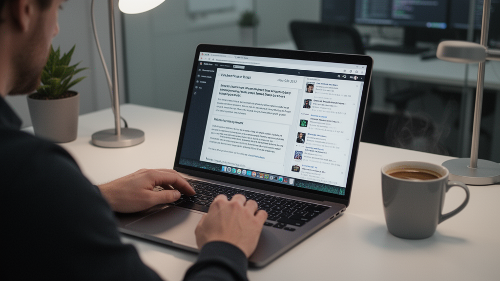 Illustration 1 sur hacker news