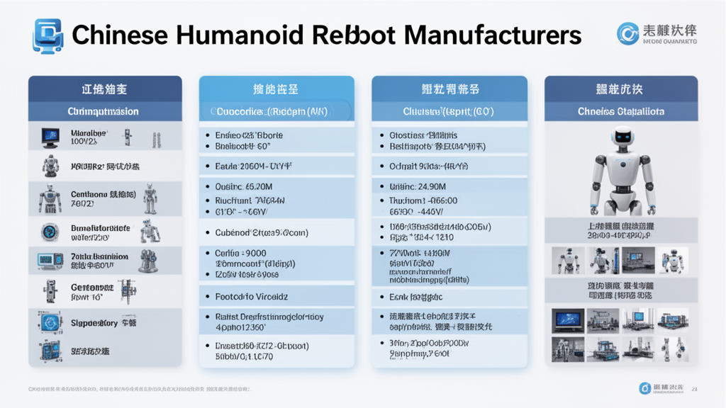 Illustration 2 sur robots humanoïdes chinois