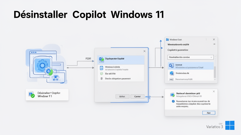 Illustration 3 sur désinstaller Copilot Windows 11 Illustration 3 sur désinstaller Copilot Windows 11
