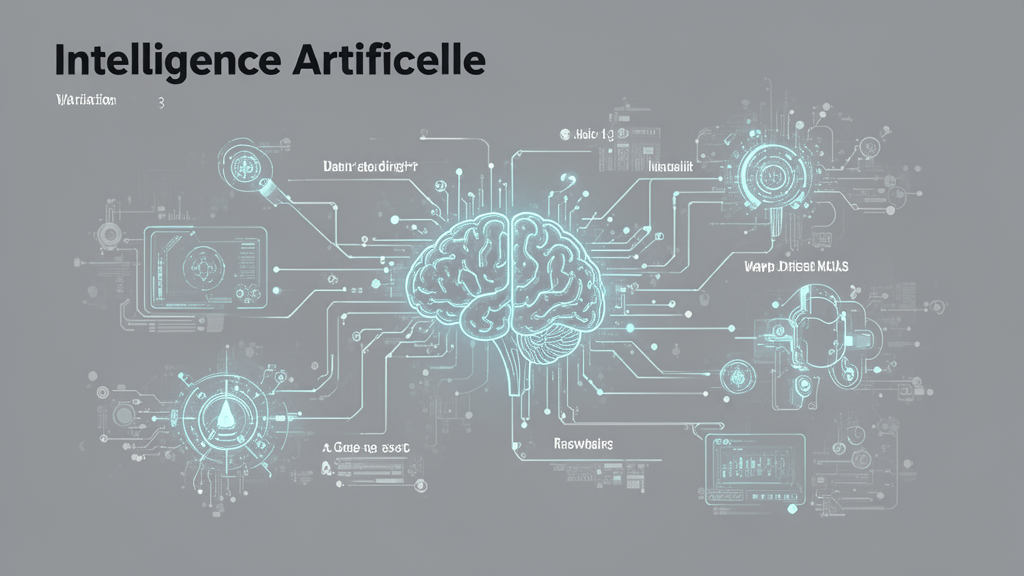 Illustration 3 sur intelligence artificielle Illustration 3 sur intelligence artificielle